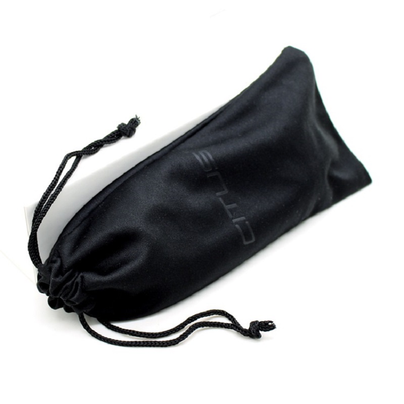 SGS46 ультратонкие волокна заказная марка мягкий солнечный мешок черный вытяжной канат ультрафибровый мешок очков